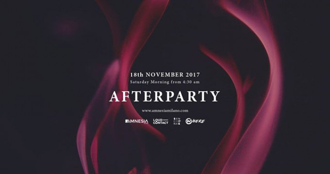 Official AfterParty at Amnesia milano