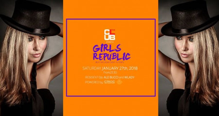 Sabato 27/01 The Club Milano *Girls Republic* Donna Omaggio