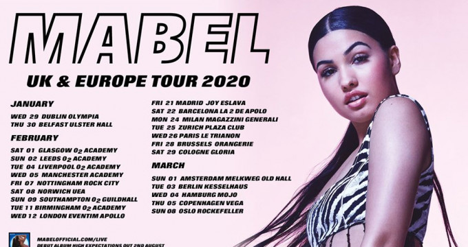 Mabel: UK & Europe Tour 2020