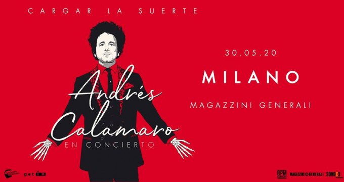 Andrés Calamaro - Milano - 30.05.20